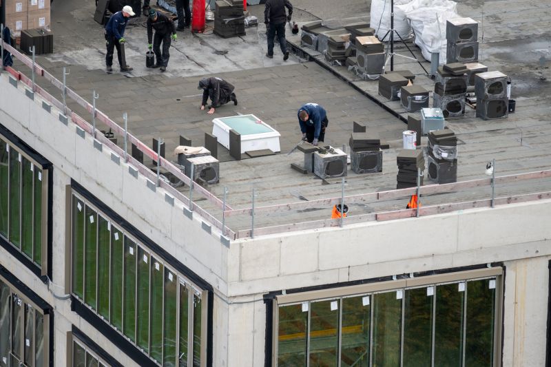 Commercial Roof Replacement detail